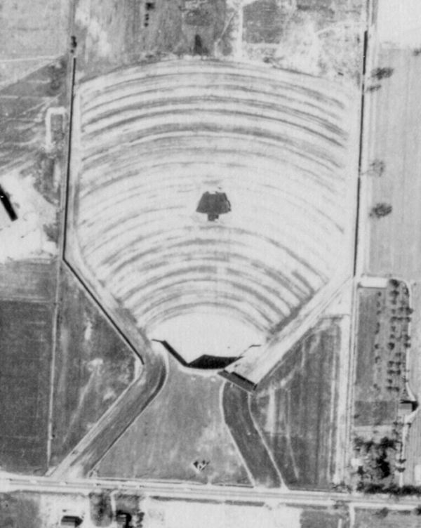 Troy Drive-In Theatre - Old Aerial (newer photo)